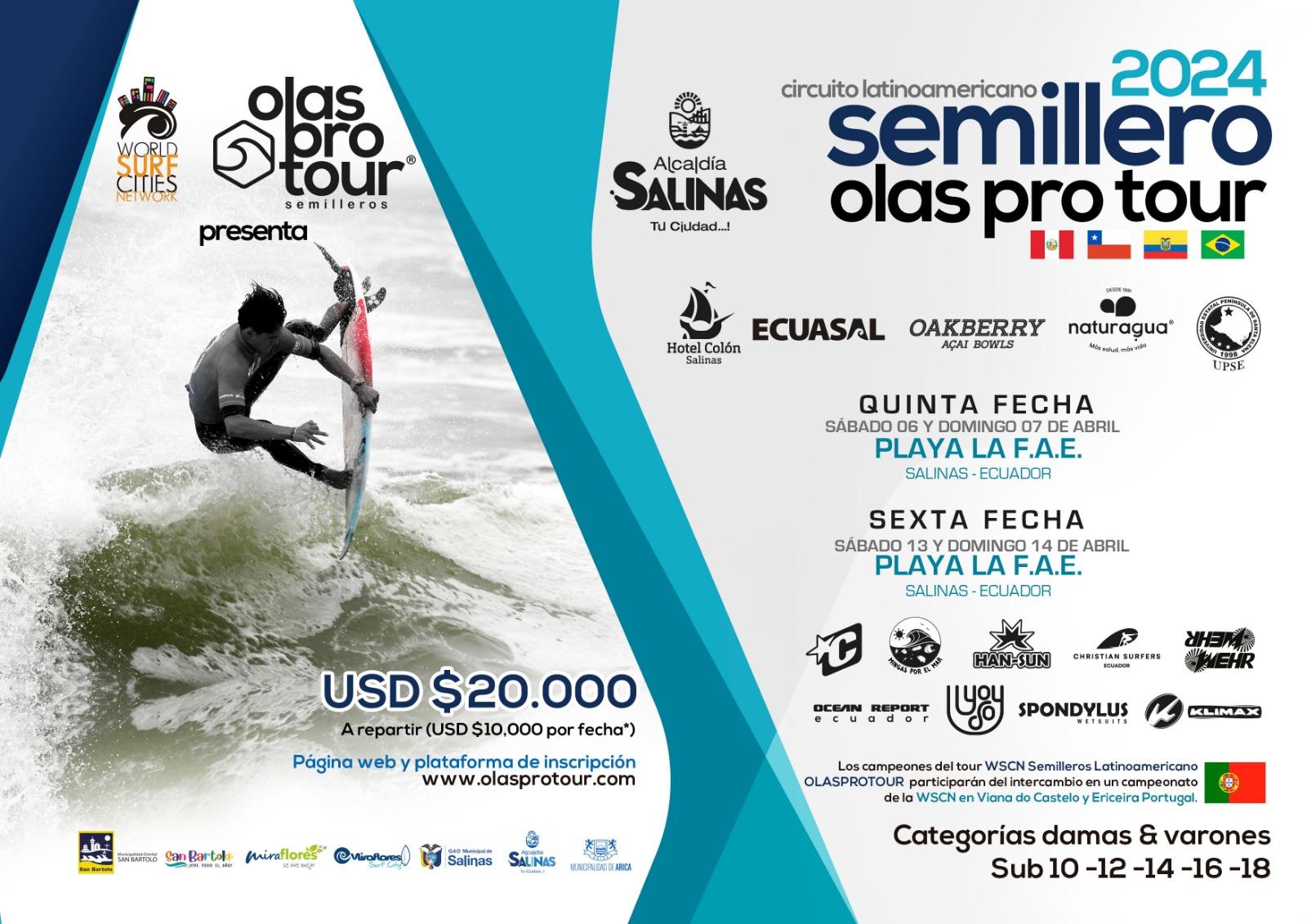 1ra FECHA SALINAS SURF CITIES SEMILLERO OLASPROTOUR